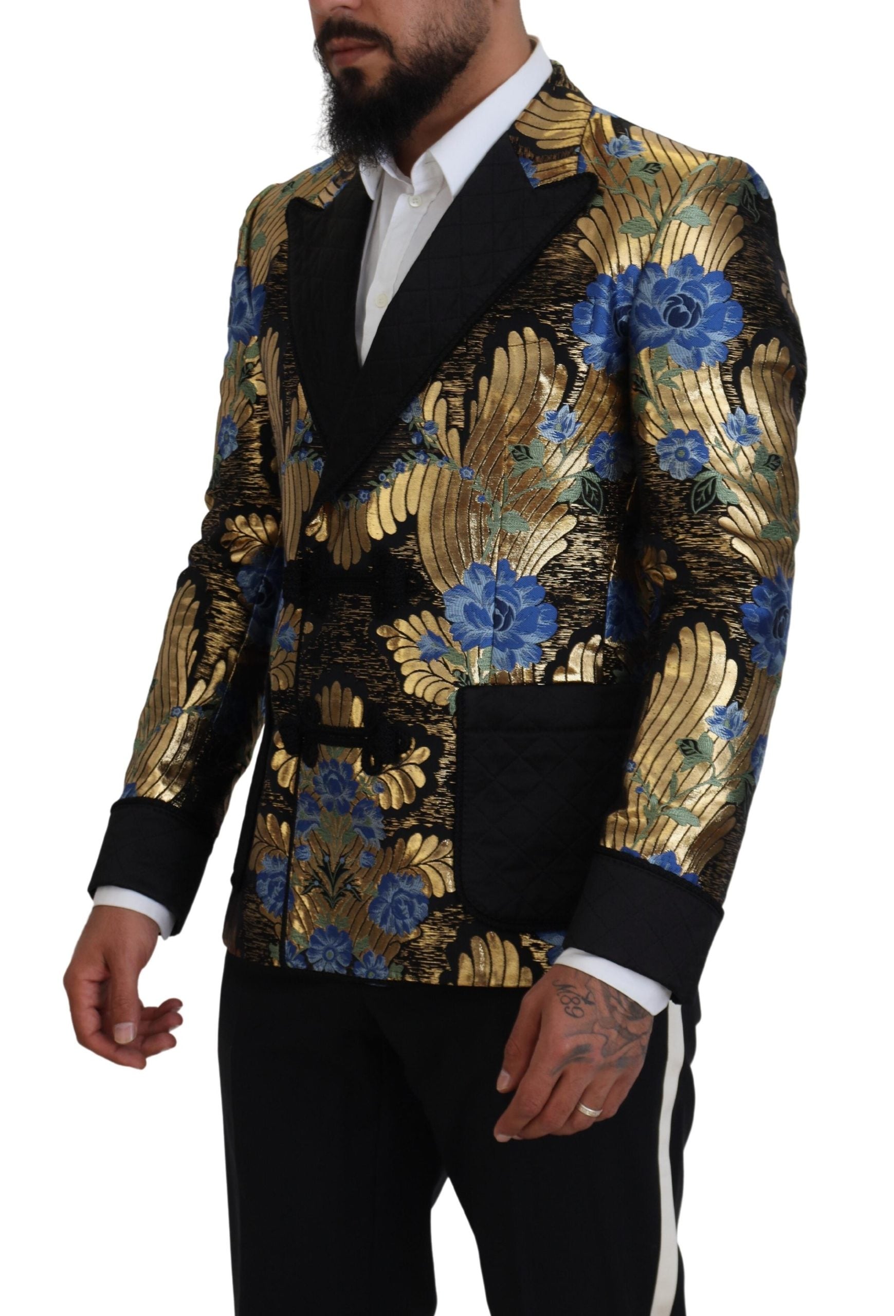 Elegante bloemen avondfeestblazer