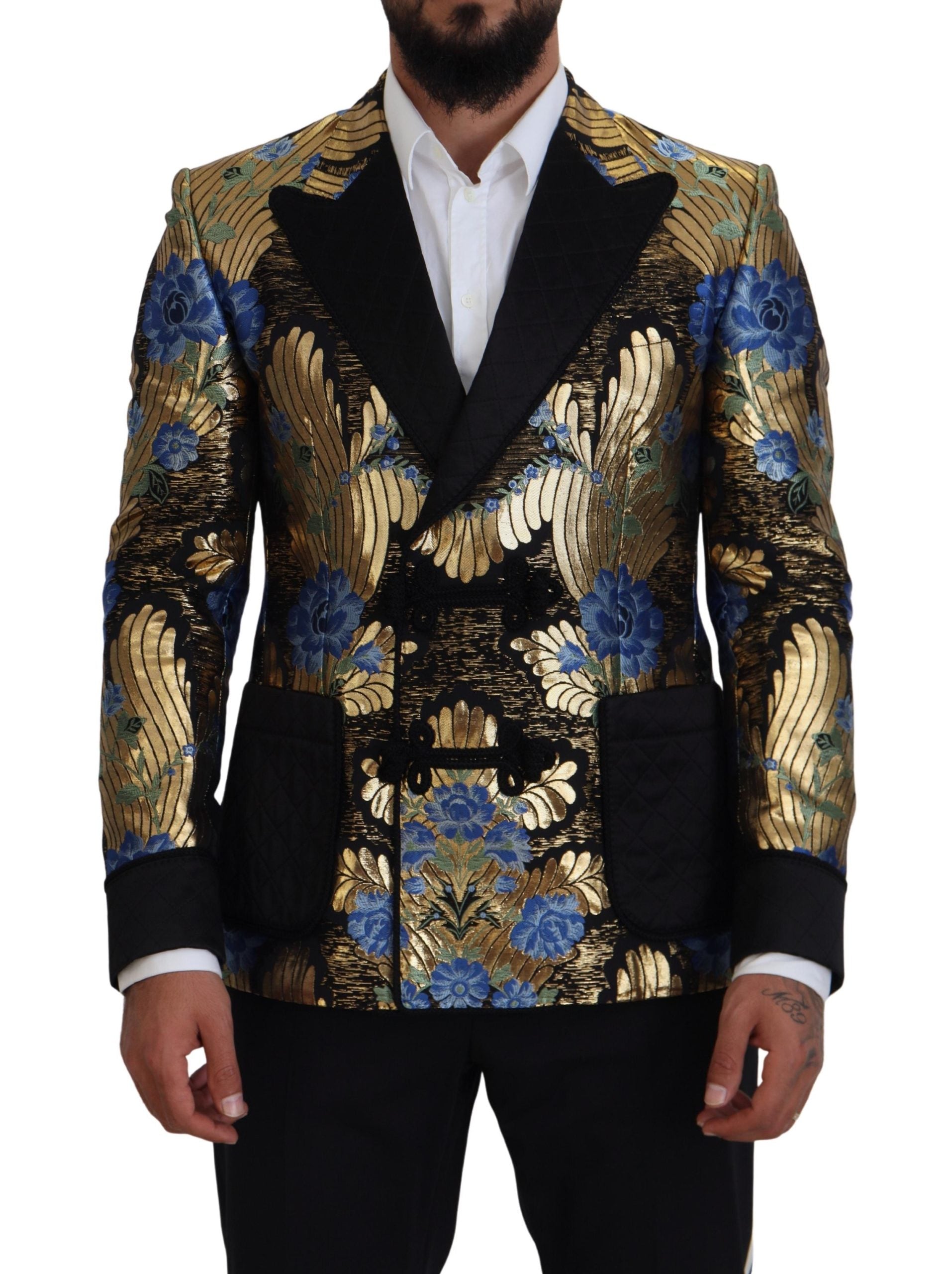 Elegante bloemen avondfeestblazer