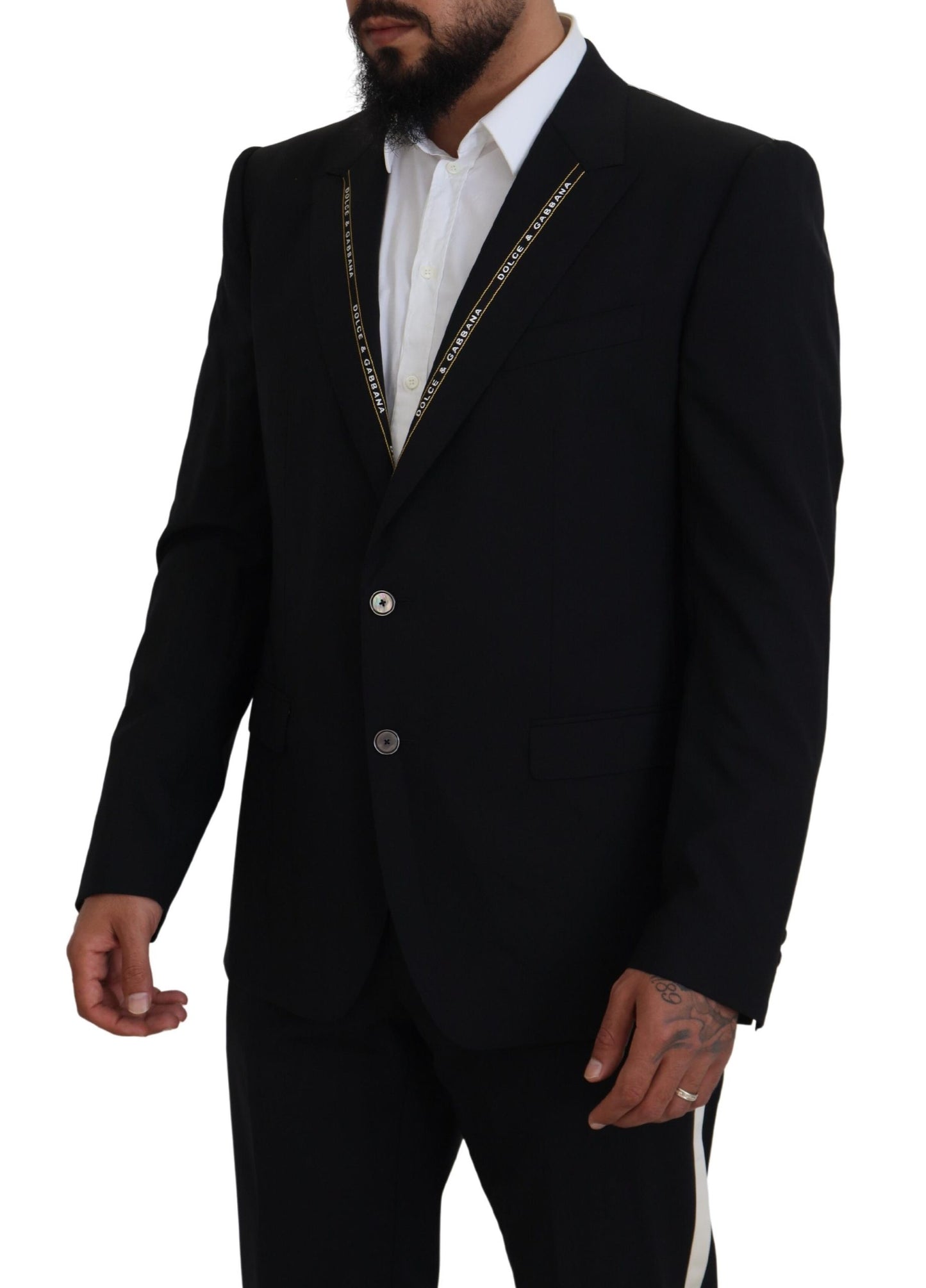 Siciliaanse stijl zwarte enkelrijs blazer