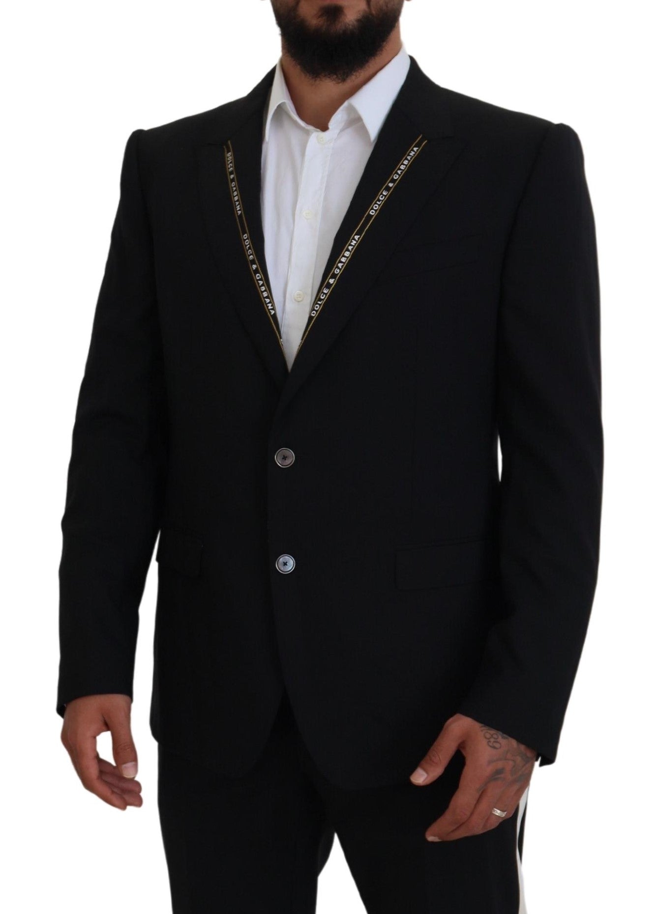 Siciliaanse stijl zwarte enkelrijs blazer