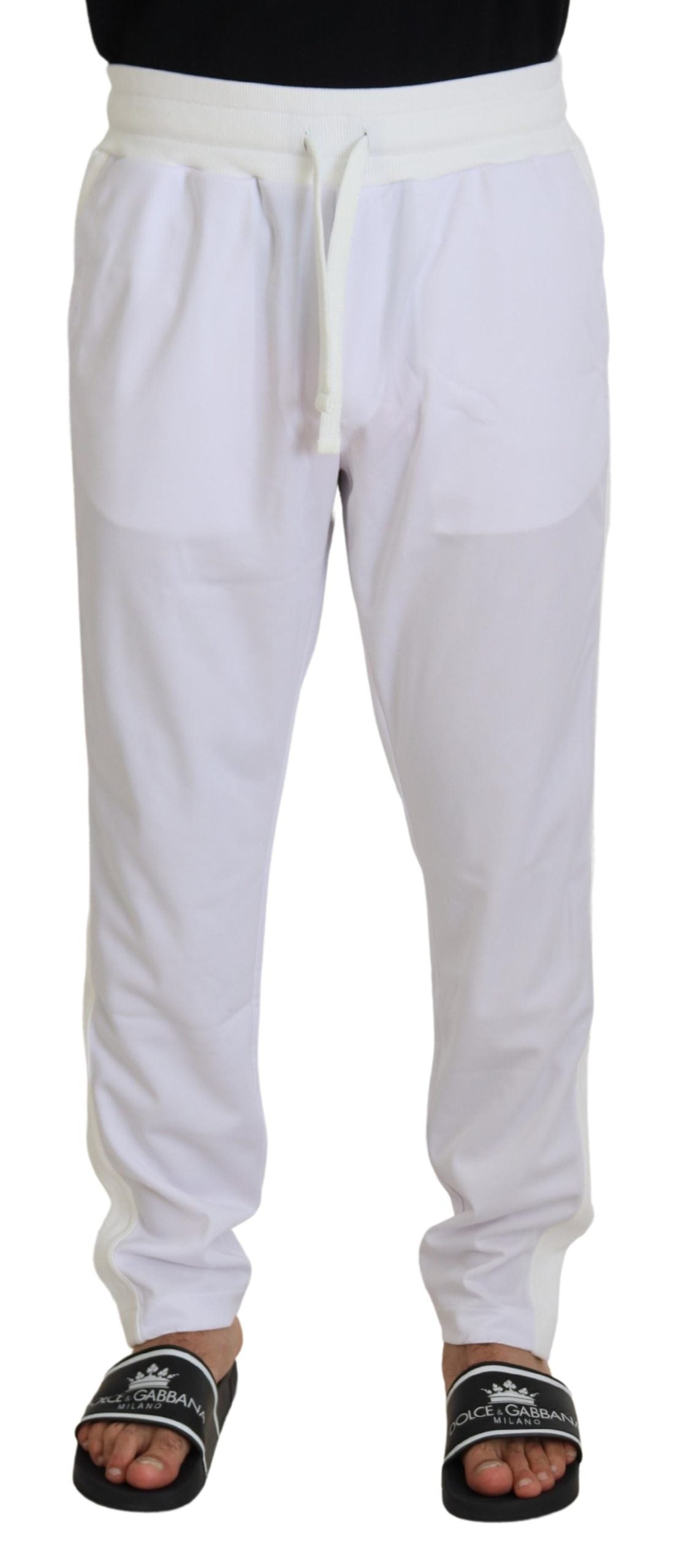 Elegant White Jogger Pants for Sophisticated Comfort