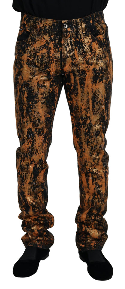 Golden Ash Cotton Denim Pants