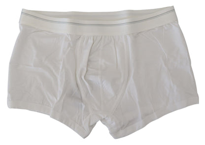 Elegante witte boxershorts van katoenmix