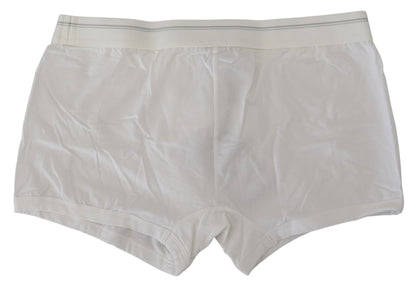 Elegante witte boxershorts van katoenmix