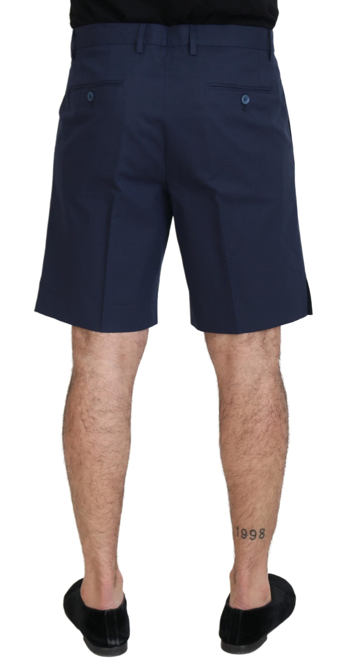 Elegante blauwe chino shorts