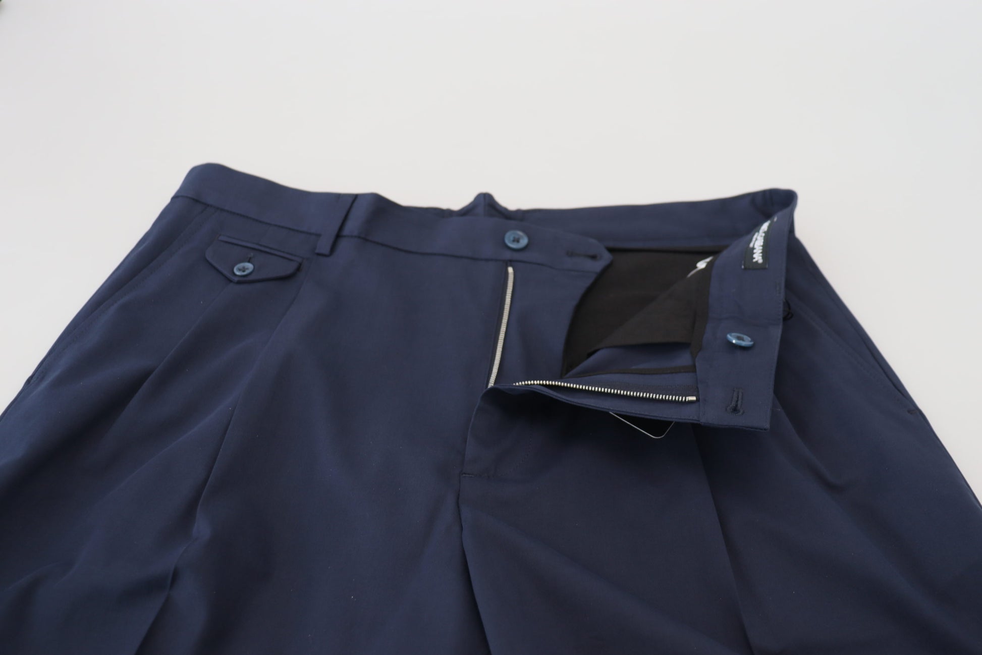 Elegante blauwe chino shorts