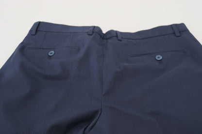 Elegante blauwe chino shorts