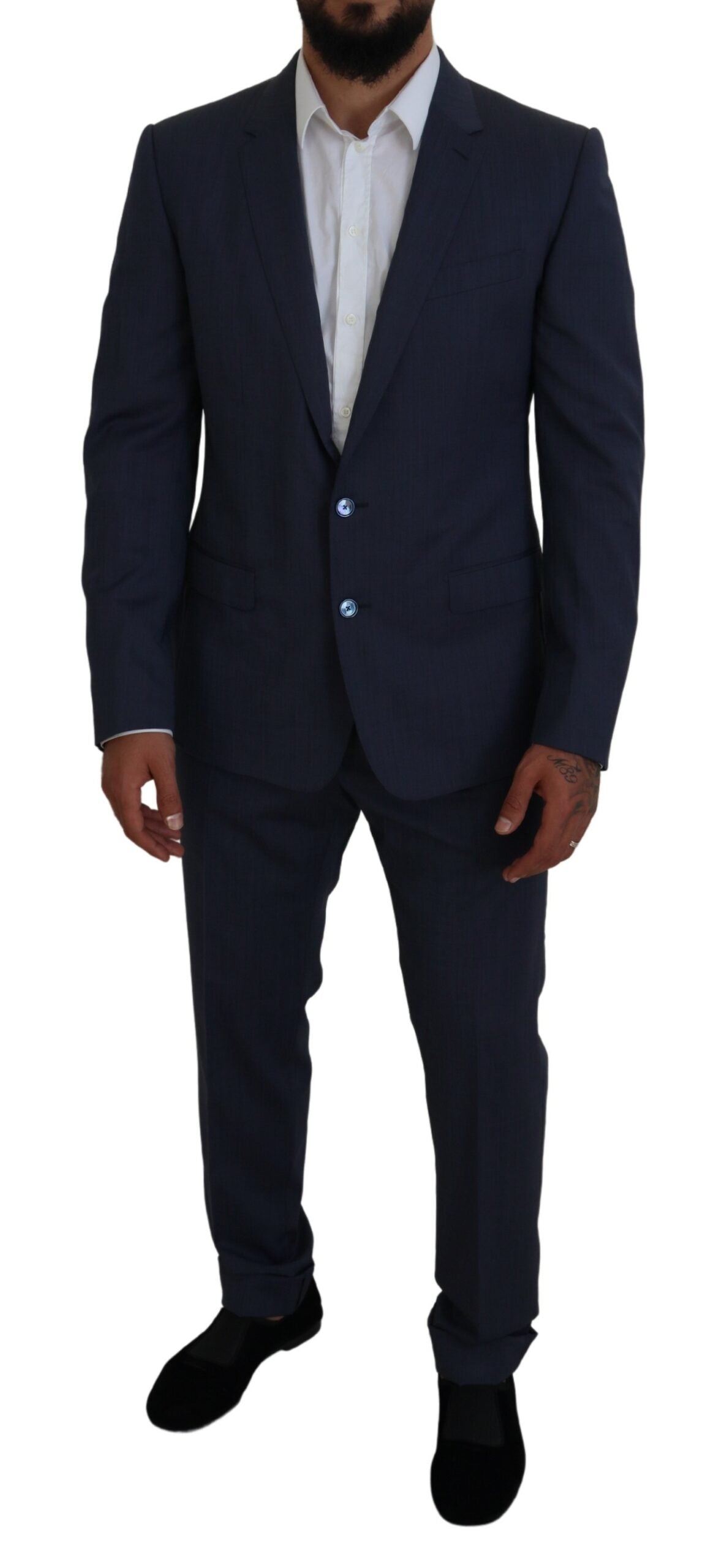 Elegant Blue Martini heren slim fit pak