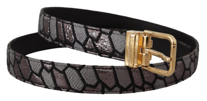 Multicolor leren statement riem