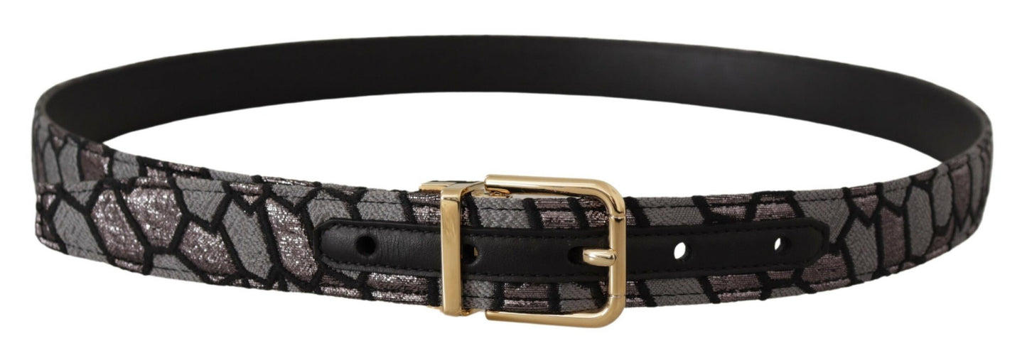 Multicolor leren statement riem