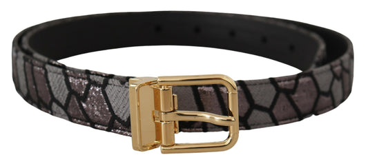 Multicolor leren statement riem