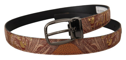 Multicolor leren Signature riem