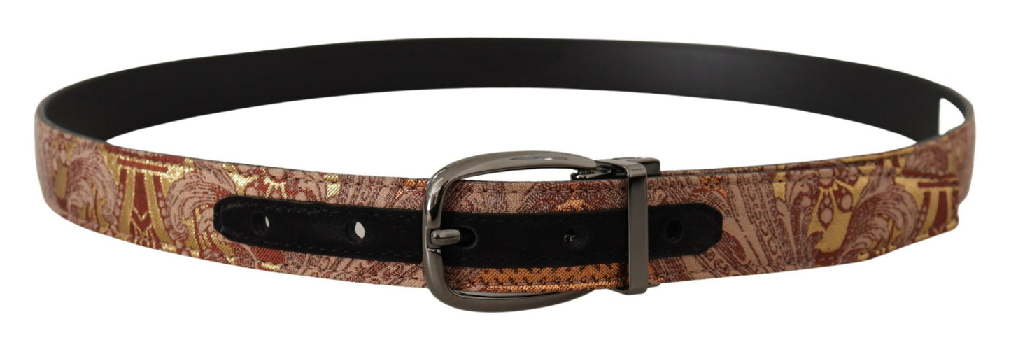 Multicolor leren Signature riem