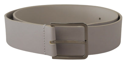 Elegante witte Vitello leren riem