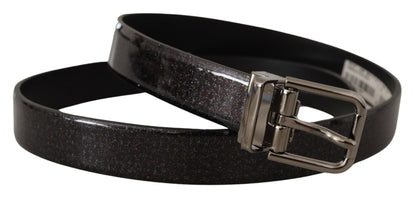 Elegante veelkleurige leren riem