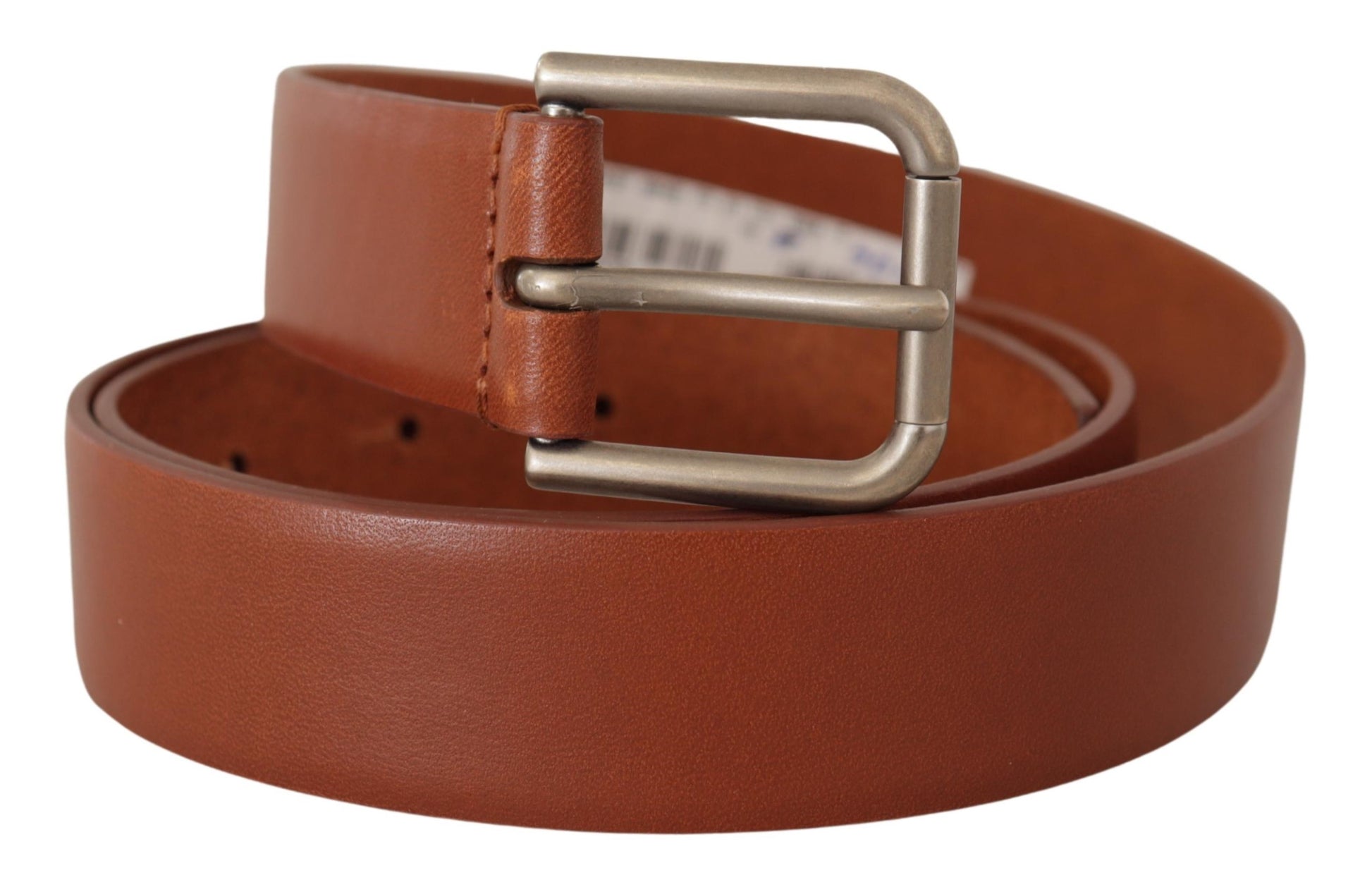 Elegante leren riem met metalen gesp