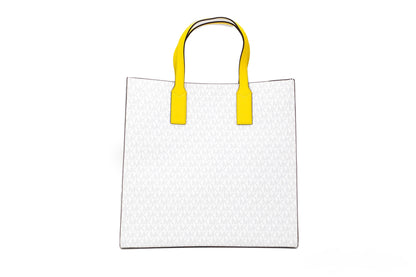 Kenly Grote Signature Citrus PVC Noord Zuid Tote Computer Handtas