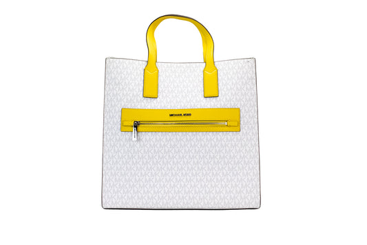 Kenly Grote Signature Citrus PVC Noord Zuid Tote Computer Handtas