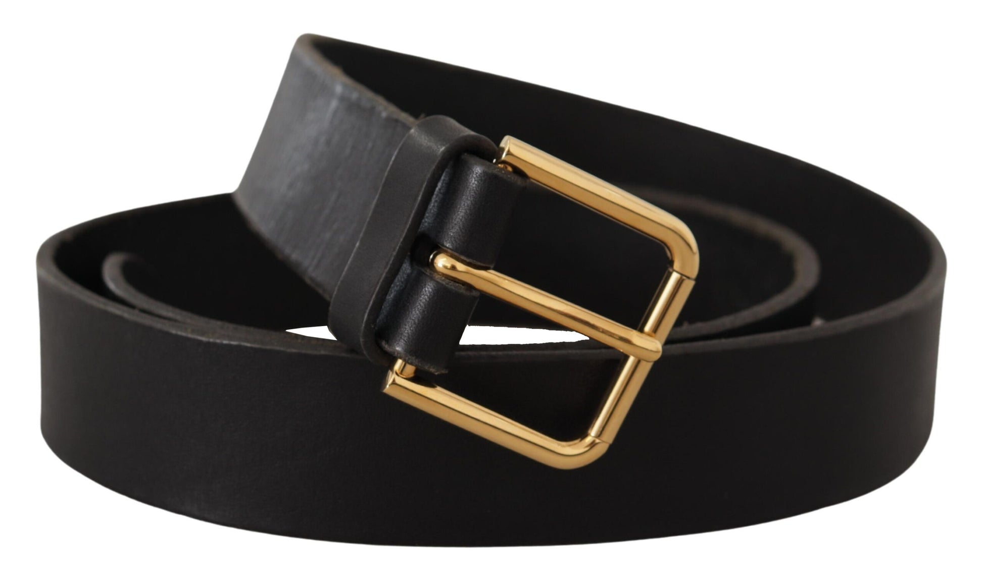 Elegante leren riem met metalen gesp