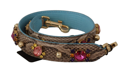 Elegante Python leren schouderband accessoire