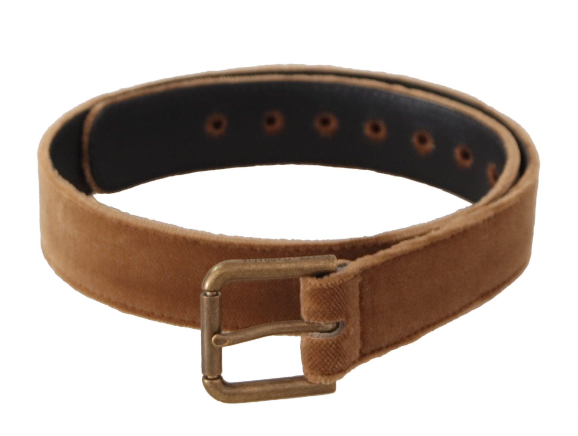 Elegante leren riem met gegraveerde gesp