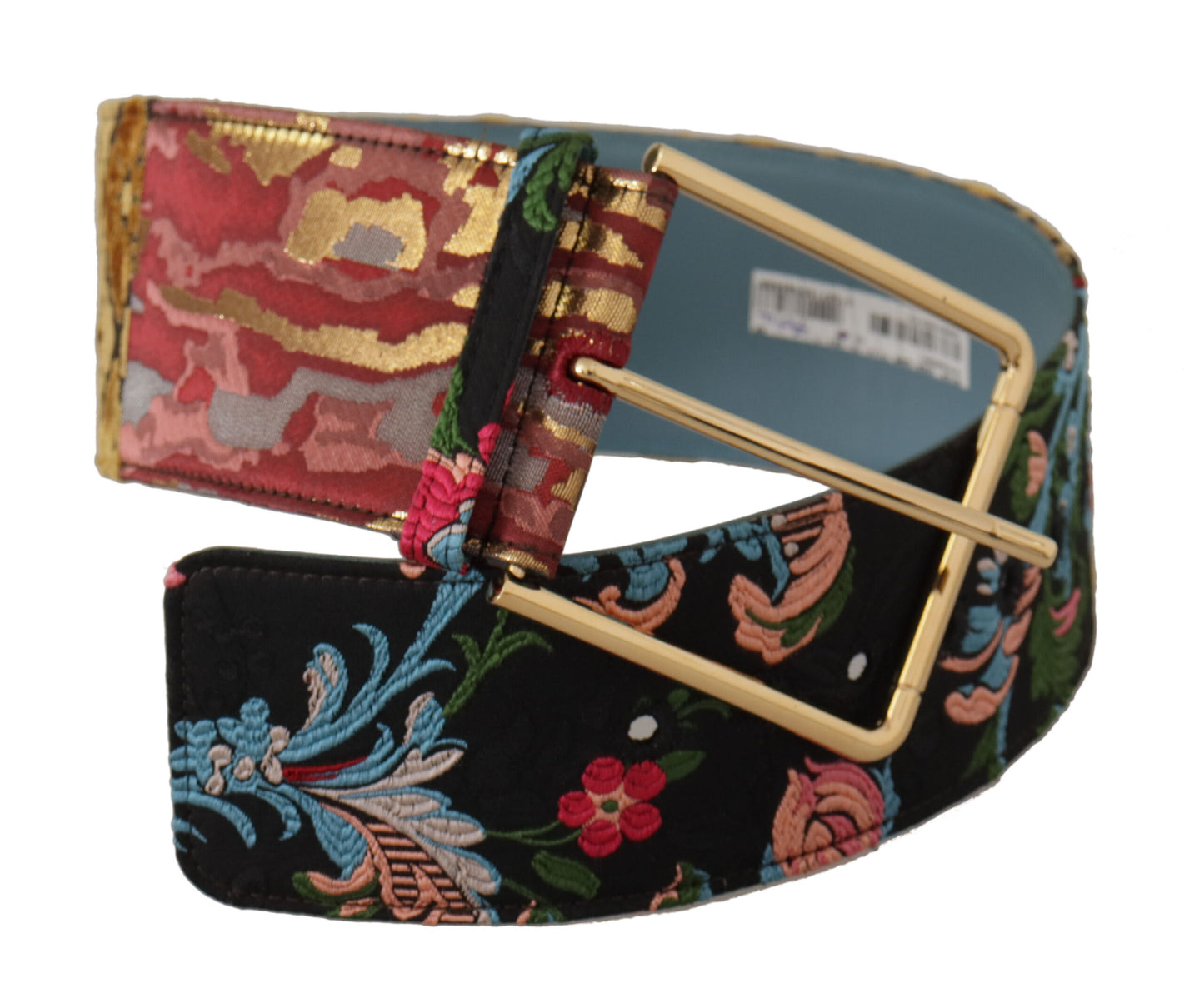 Multicolor Canvas Leren Statement Riem