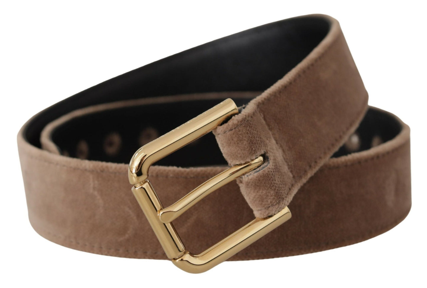 Elegante fluwelen riem met logogesp