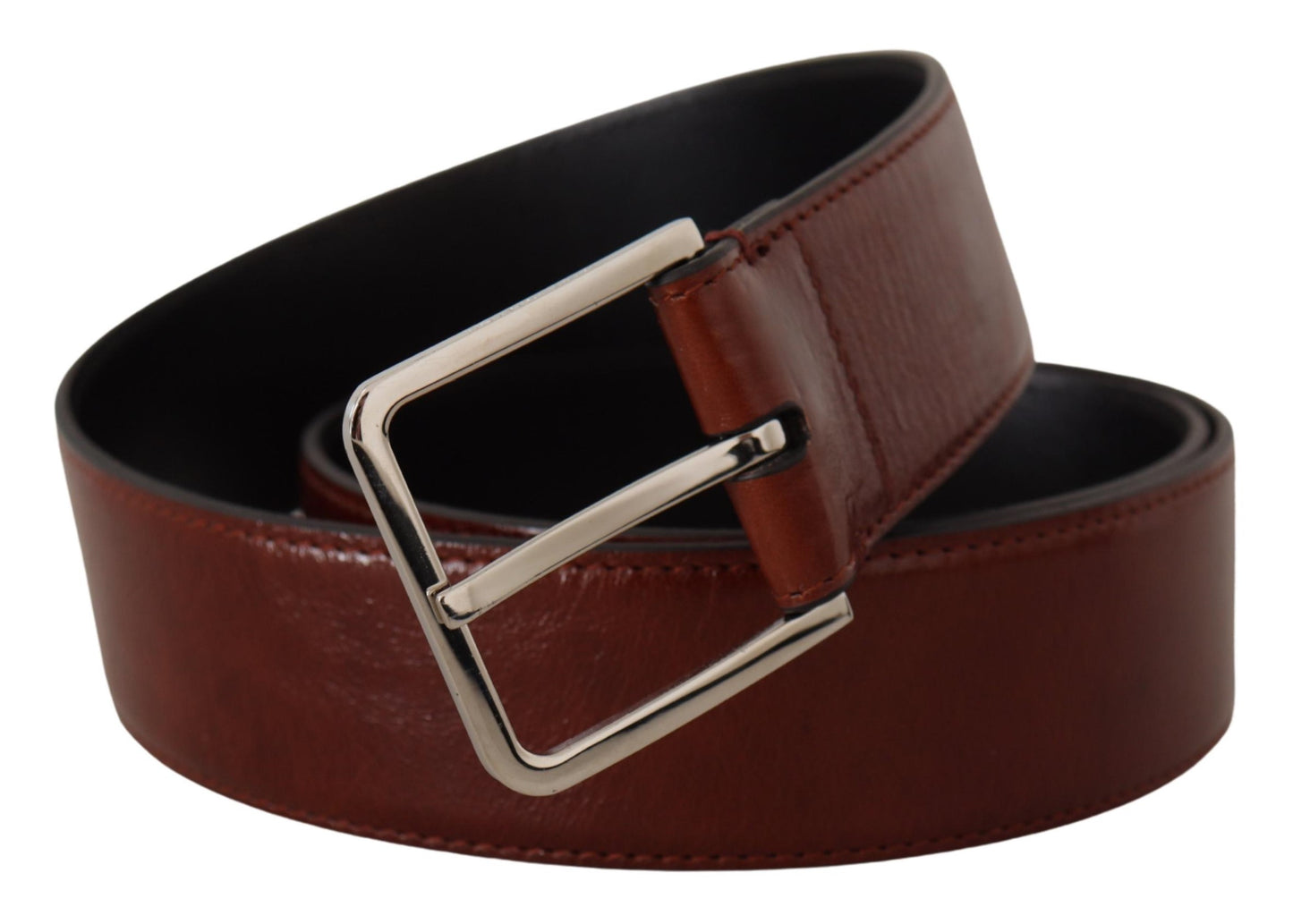 Elegante leren riem met gegraveerde gesp