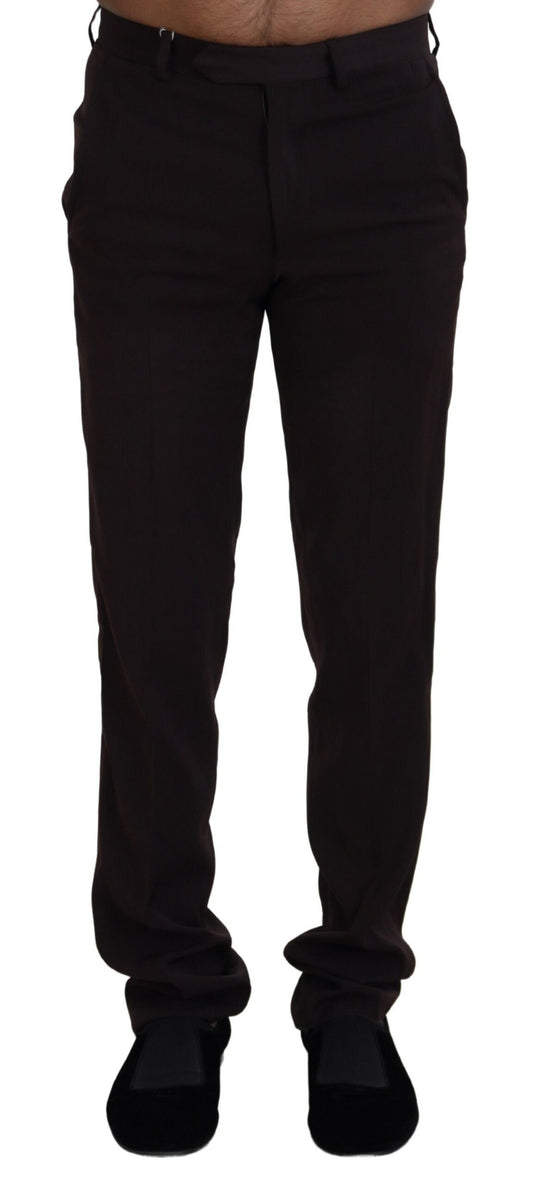 Elegante bruine Italiaanse pantalon