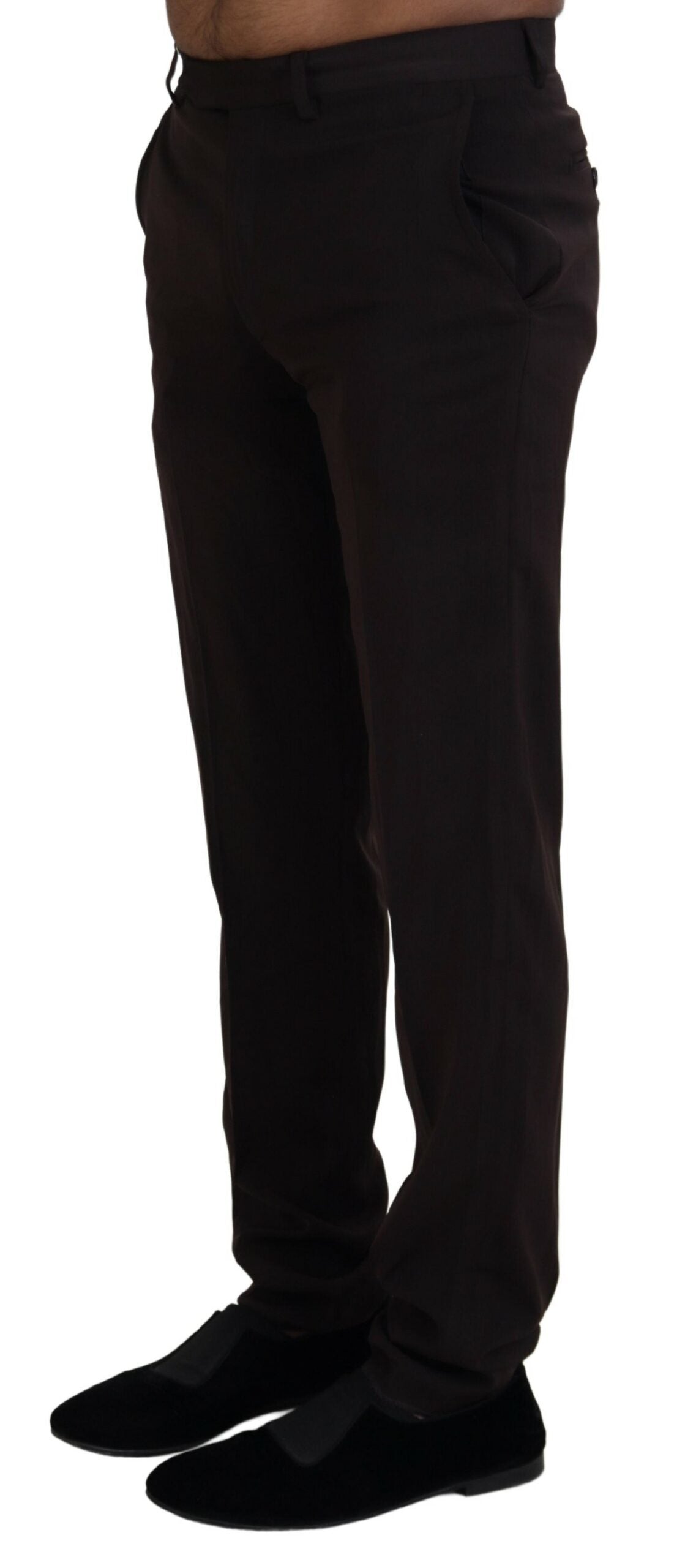 Elegante bruine Italiaanse pantalon