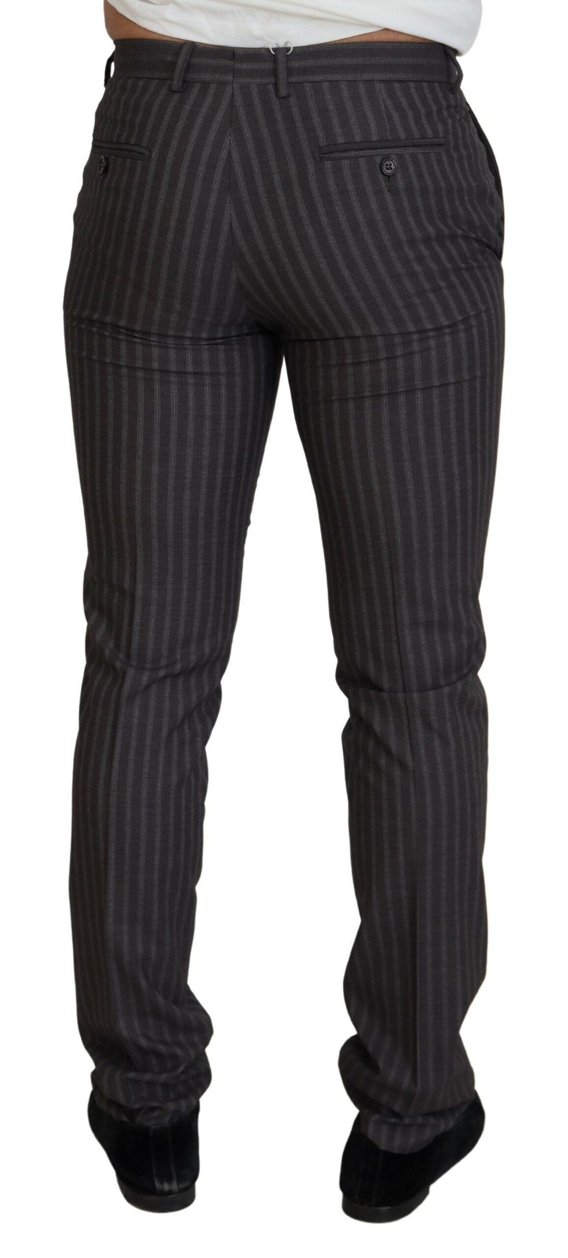 Elegante gestreepte pantalon voor heren