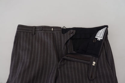 Elegante gestreepte pantalon voor heren