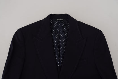 Elegante zwarte enkelrijs blazer