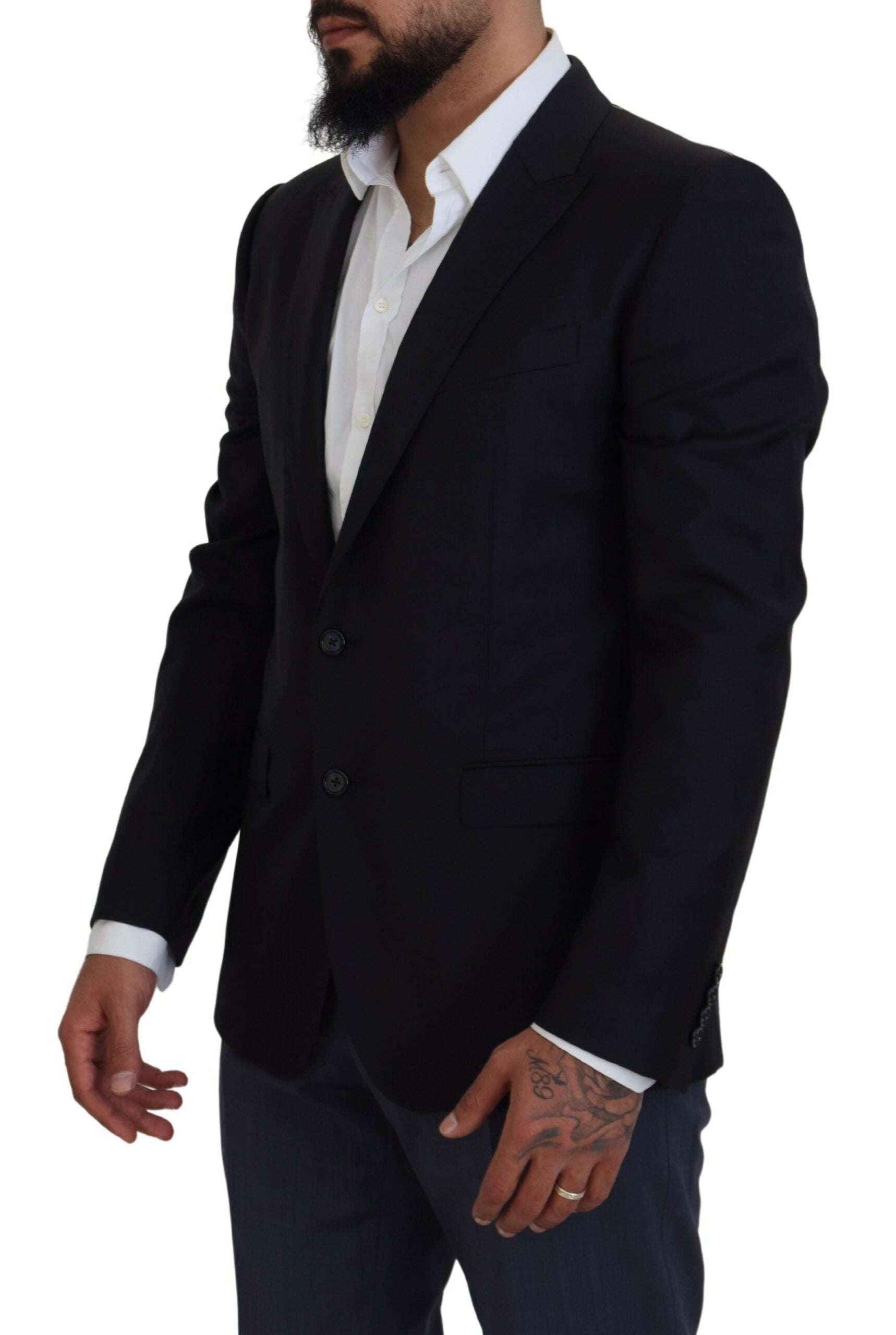 Elegante donkerblauwe Martini Blazer