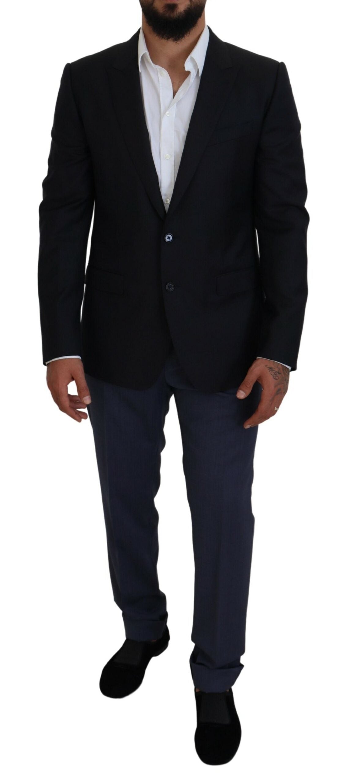 Elegante donkerblauwe Martini Blazer