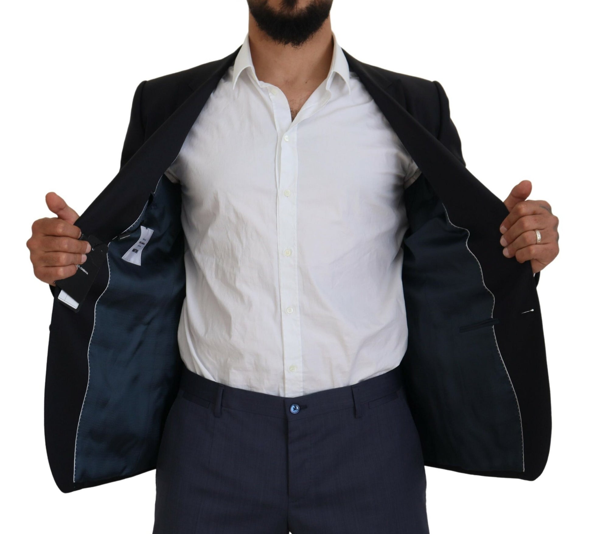 Elegante donkerblauwe Martini Blazer