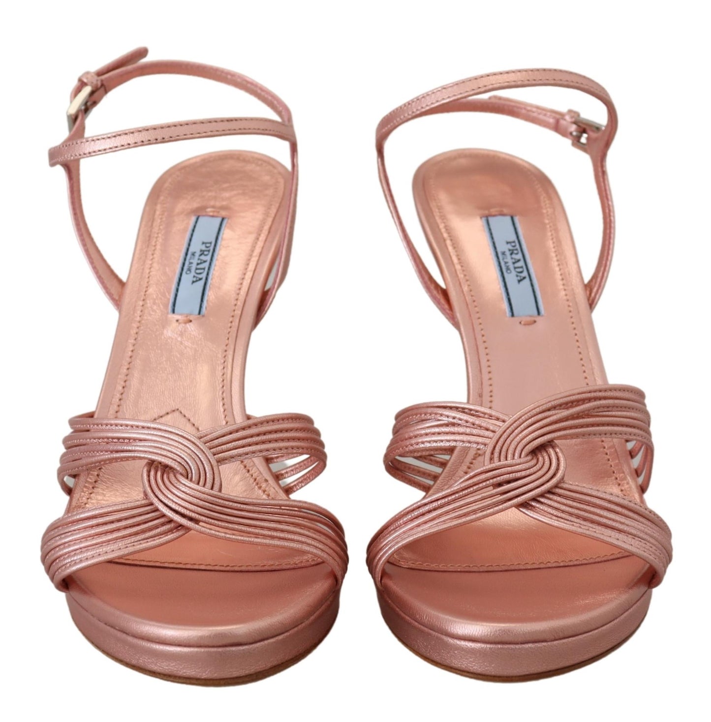 Elegante roze stilettohak sandalen