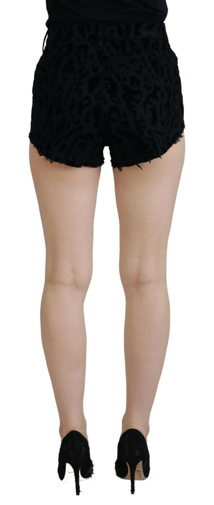 Elegante hoge taille denim hotpants shorts