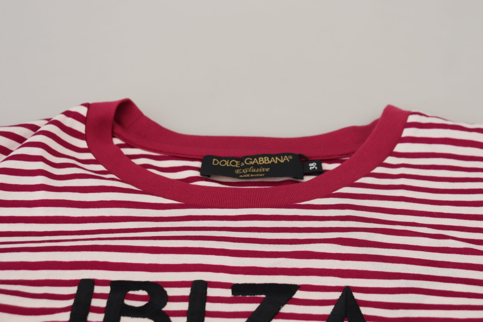 Exclusive Striped Ibiza Crew Neck Tee