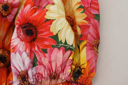 Floral Elegance Mouwloos Cropped Topje