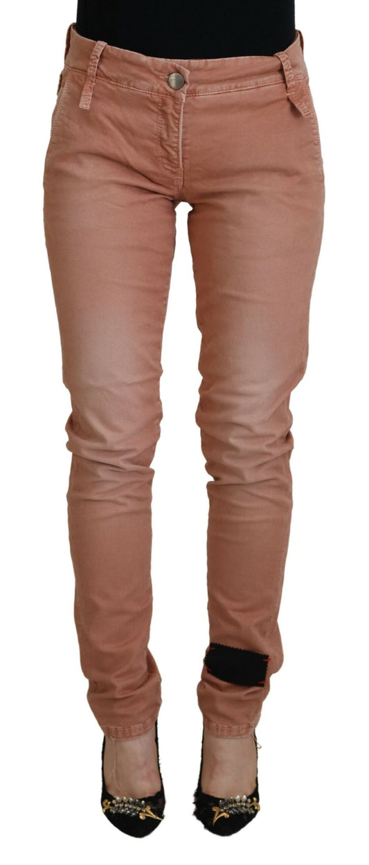 Chique Slim Fit Katoenen Stretch Broek