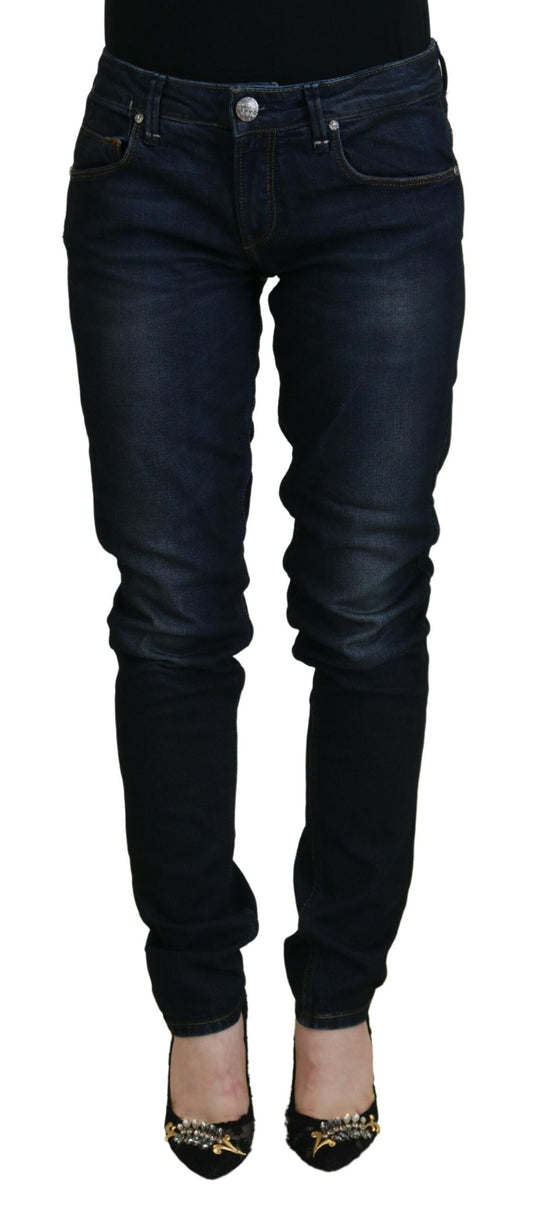 Chique skinny jeans met lage taille