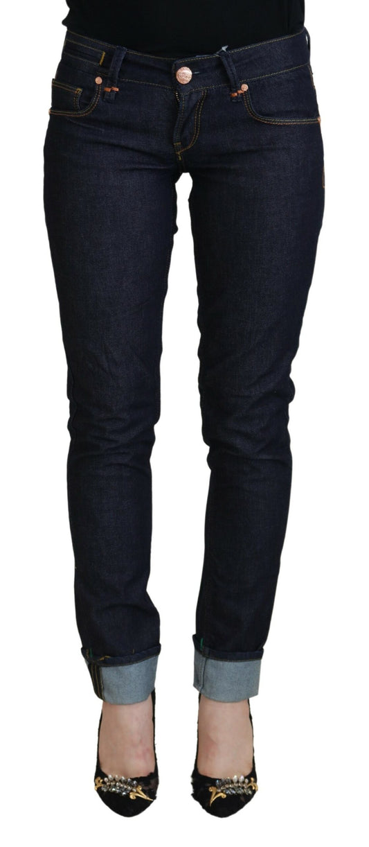 Chique skinny denim met lage taille