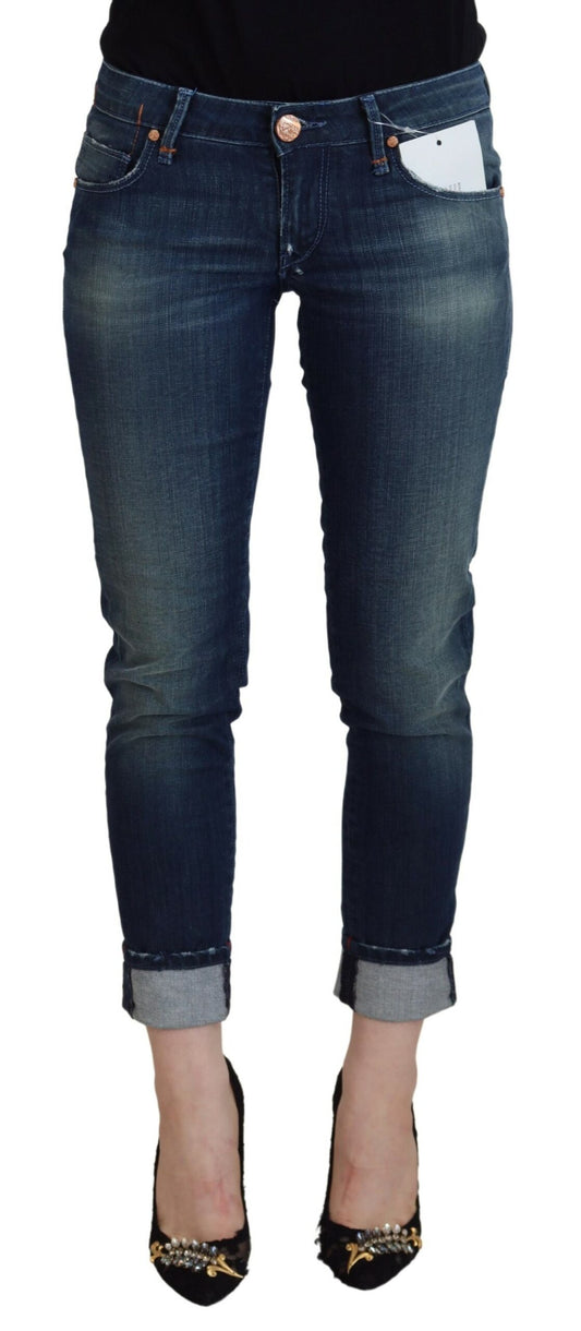 Chique lage taille slim fit jeans