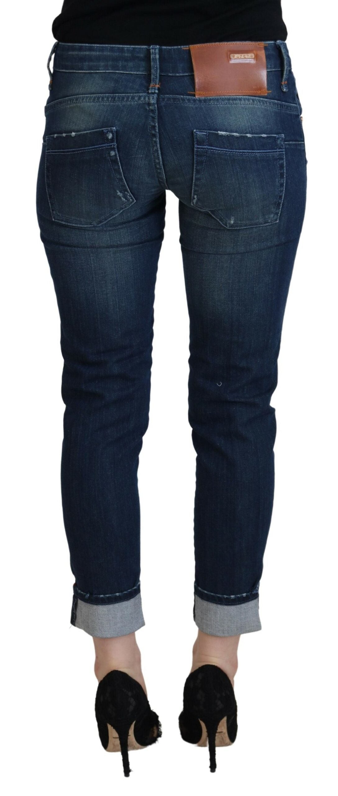 Chique lage taille slim fit jeans