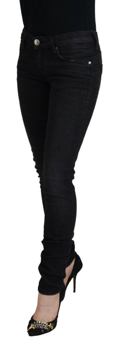 Chique Designer Skinny Jeans met lage taille