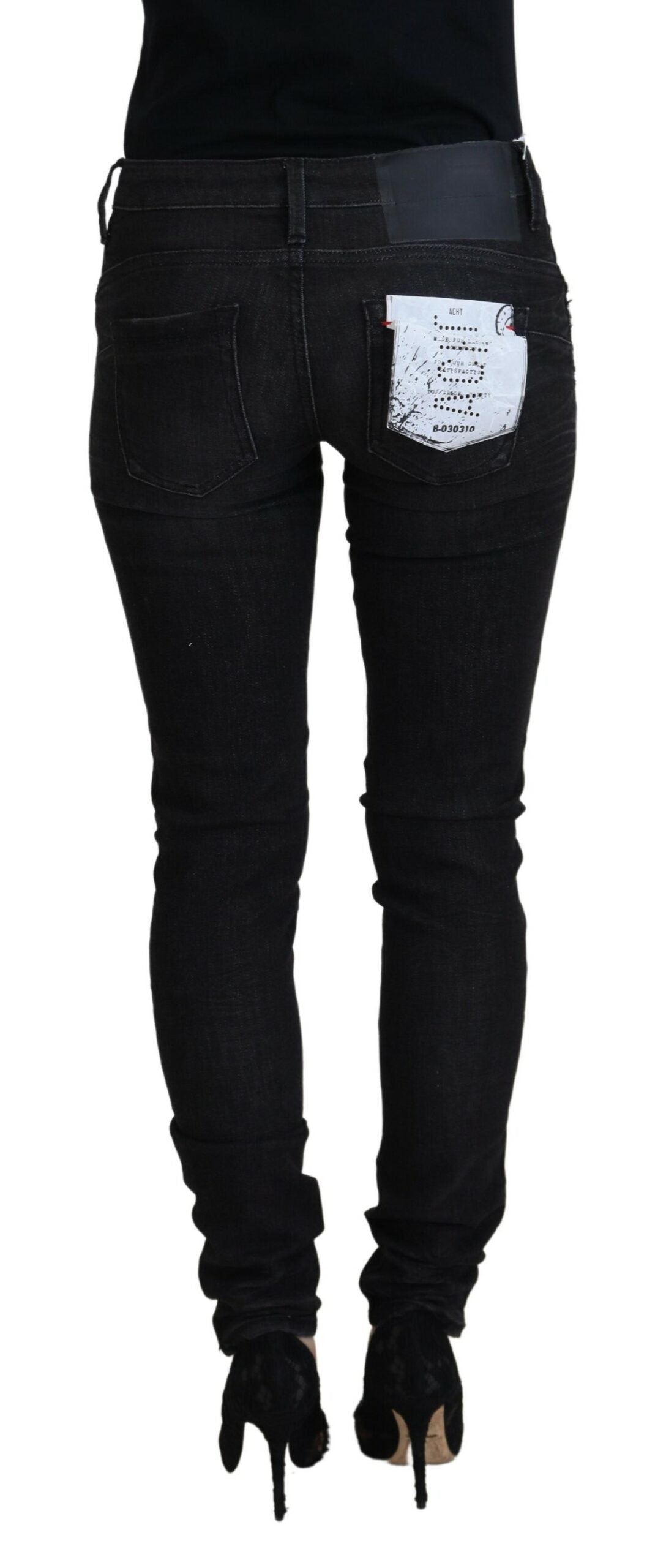 Chique Designer Skinny Jeans met lage taille