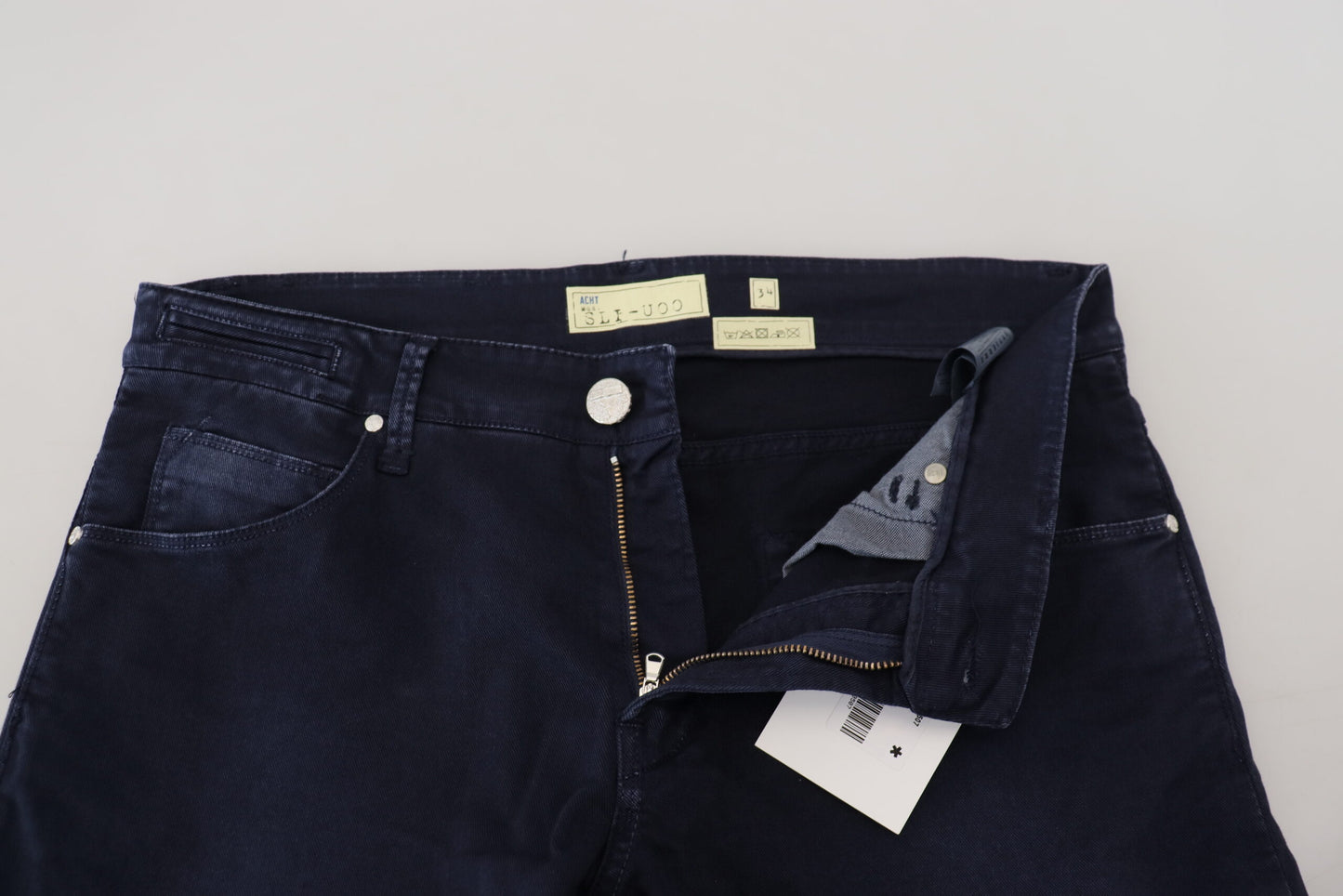 Geavanceerde taps toelopende denim jeans