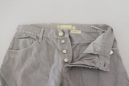 Strakke Regular Denim Grijze Jeans