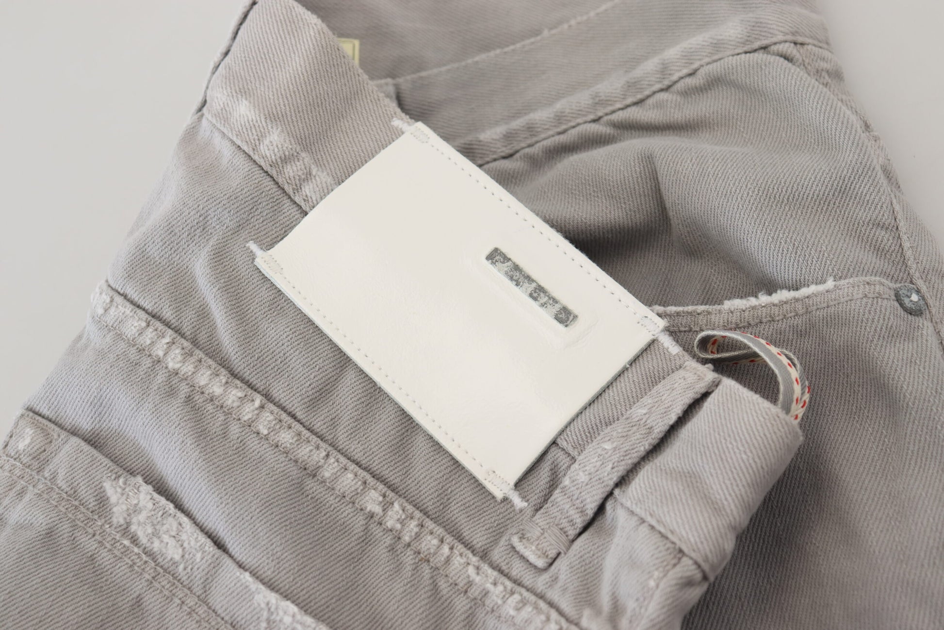 Strakke Regular Denim Grijze Jeans